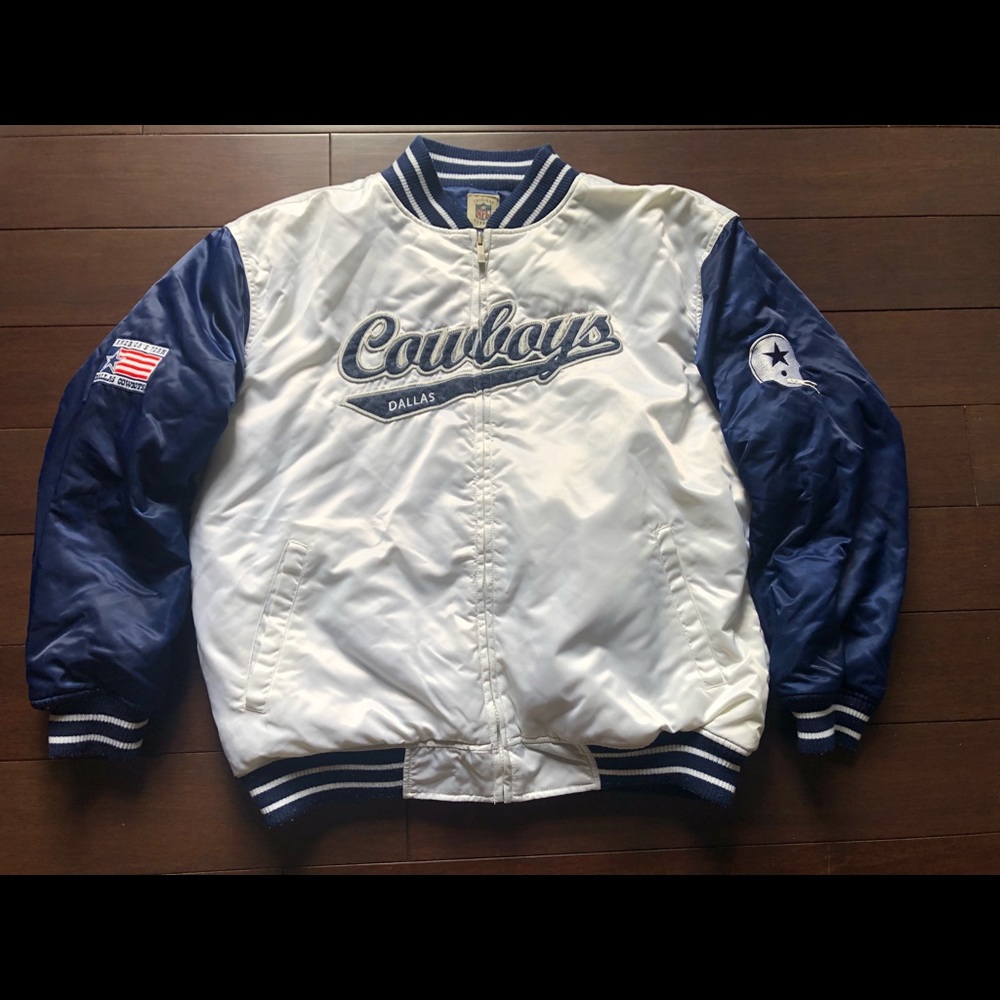 RARE DALLAS COWBOYS SATIN JACKET REVERSIBLE